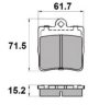 NATIONAL NP2055 Brake Pad Set, disc brake